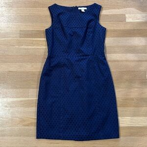 Navy Banana Republic Sleeveless Dress